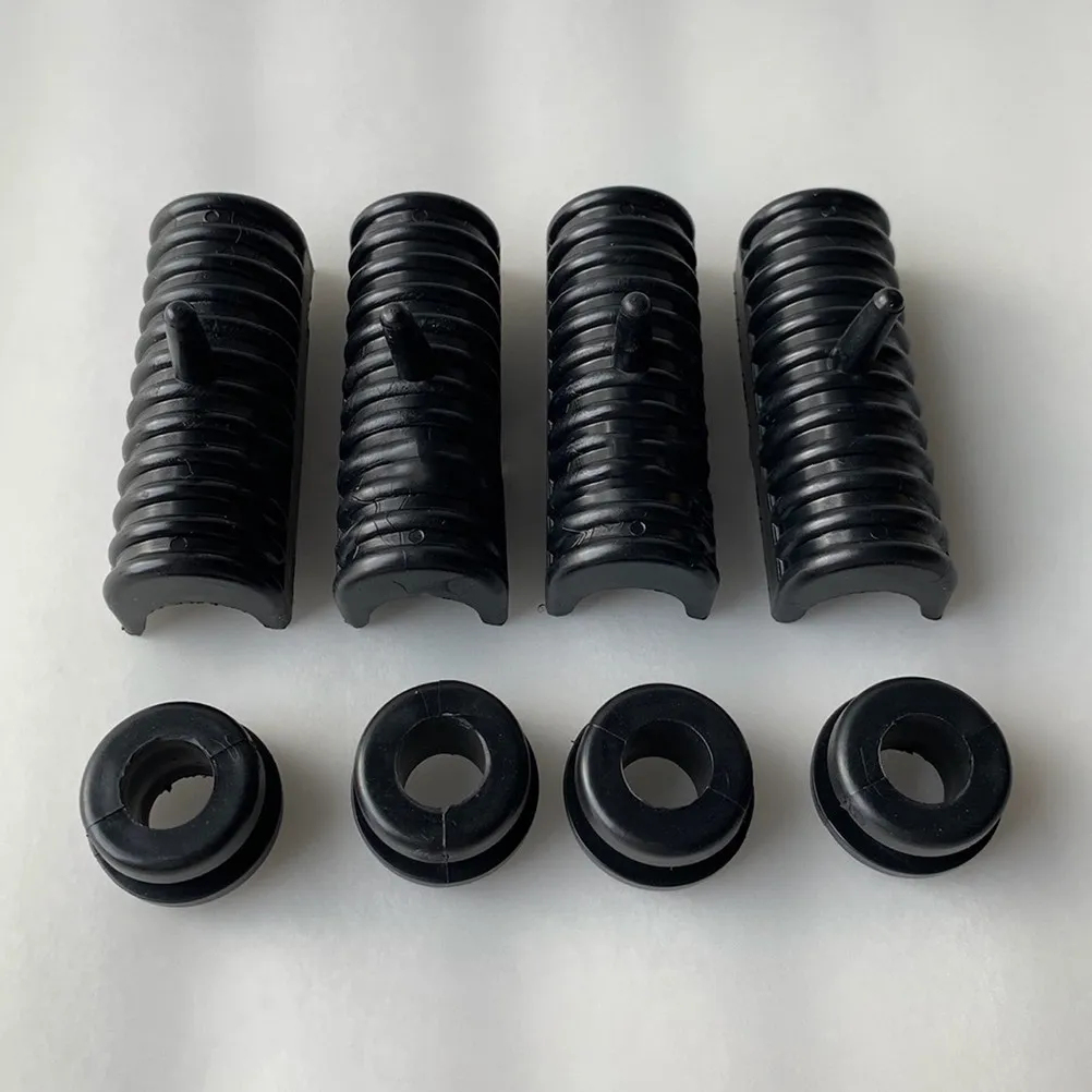 1Set Saddle Bags Support Cushion Rubber Bushing Mount with High Durability Non Deforming Shock Absorption Easy Installation