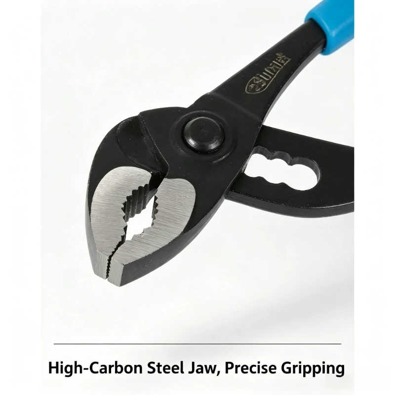 Factory Direct 4 Inch Adjustable Water Pump Pliers Blue Handle Plumbing Tool for Home Pipe Repair Gripping Wrench