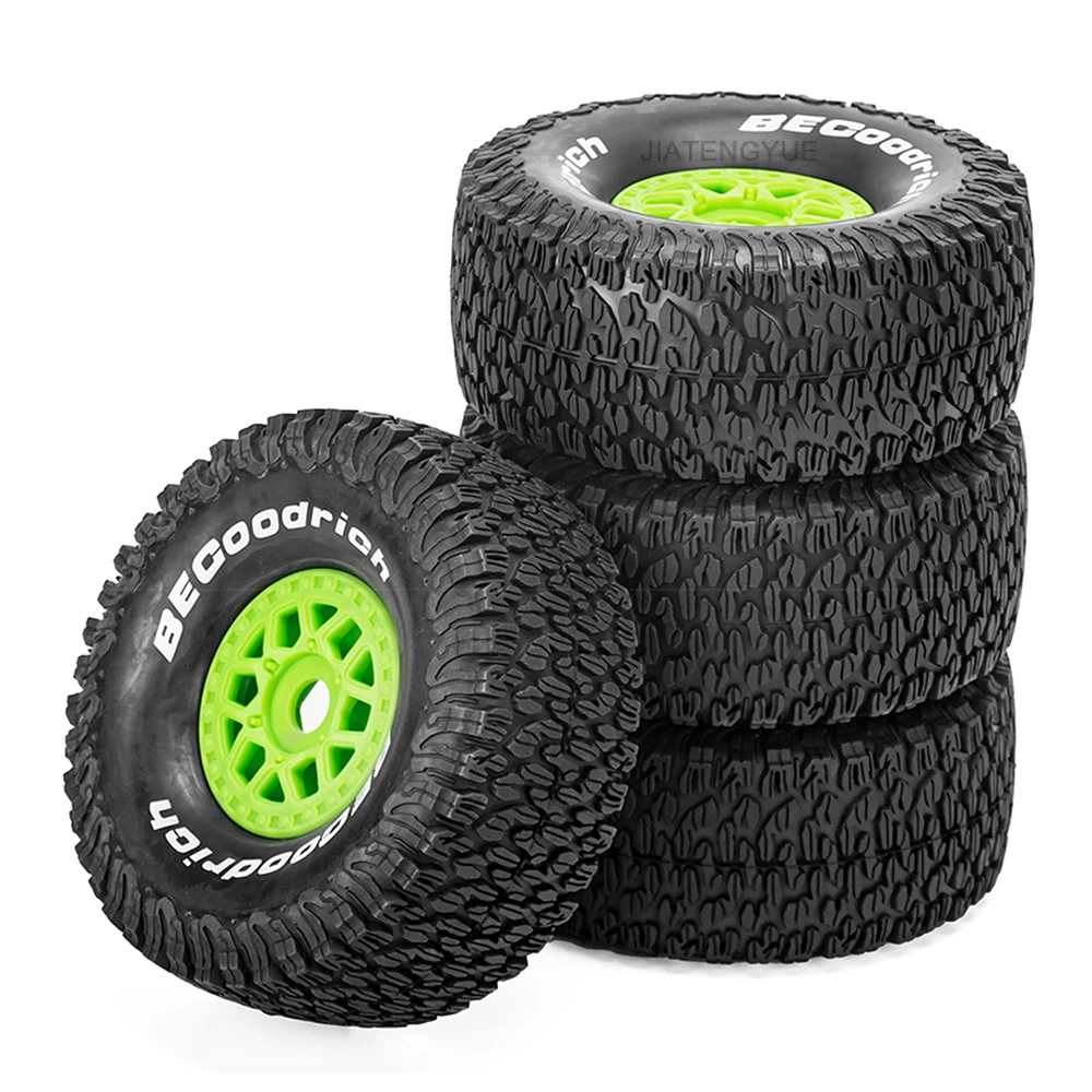 RC Car Tires For 1:7 1:8 UDR TRAXXAS MOJAVE ATOM RCFans Desert Truck DF7 YIKONG TB7 Off-Road Climbing Universal Wheels Tires