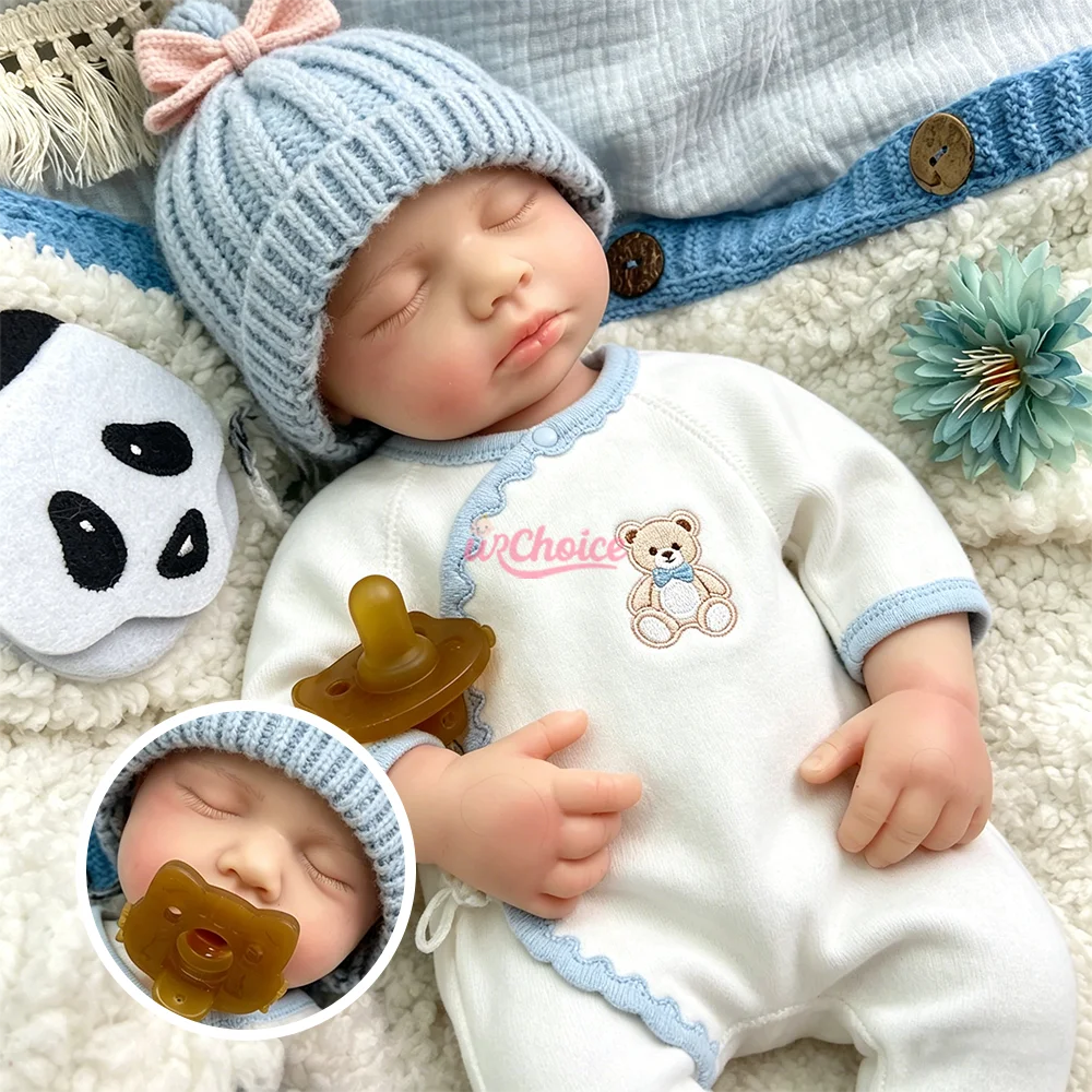 

Ultra Realistic 20Inch Silicone Reborn Baby Doll Hand Painted Open Mouth Girl/Boy Weighted Newborn Doll For High End Collectible