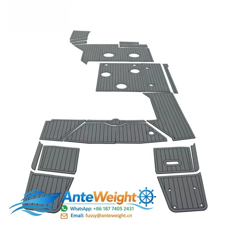 Custom Designed Artificial Teak EVA Foam Decking for Boat