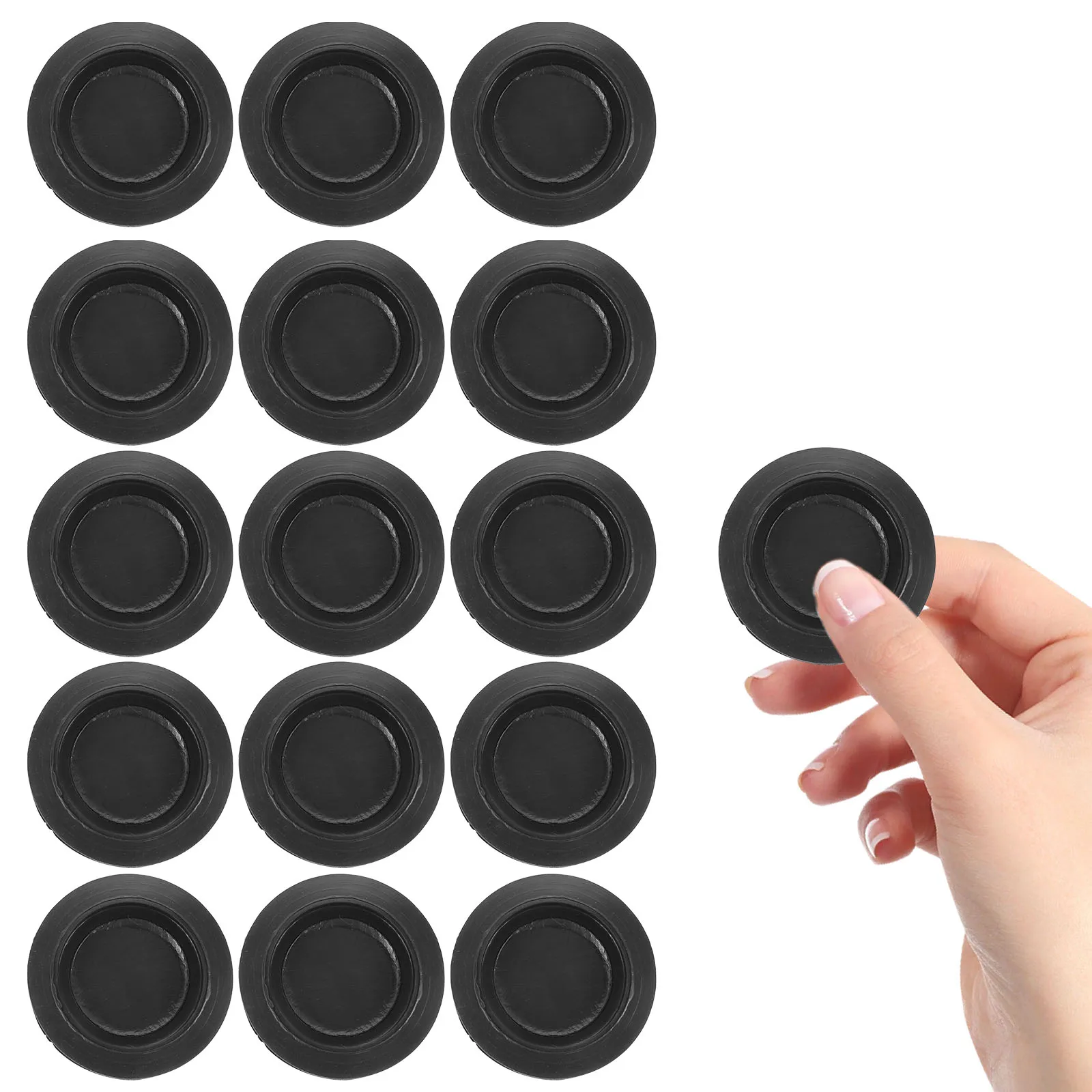 

40pcs Piggy Bottom Caps Pvc Plastic Stoppers For Saving Box Jar Money Box Bottom Stoppers Plaster Coin Storage Piggy Bank