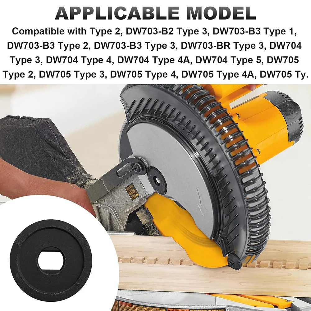 

N595259 Washer and N538823 Outer Clamp Set for DWS715 Miter Saw Replacement Supporting Stable and Safe Operation
