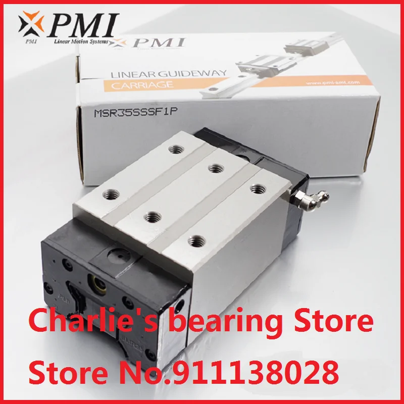 

1pc 100% brand new original genuine PMI brand roller type linear guide carriage model MSR35S