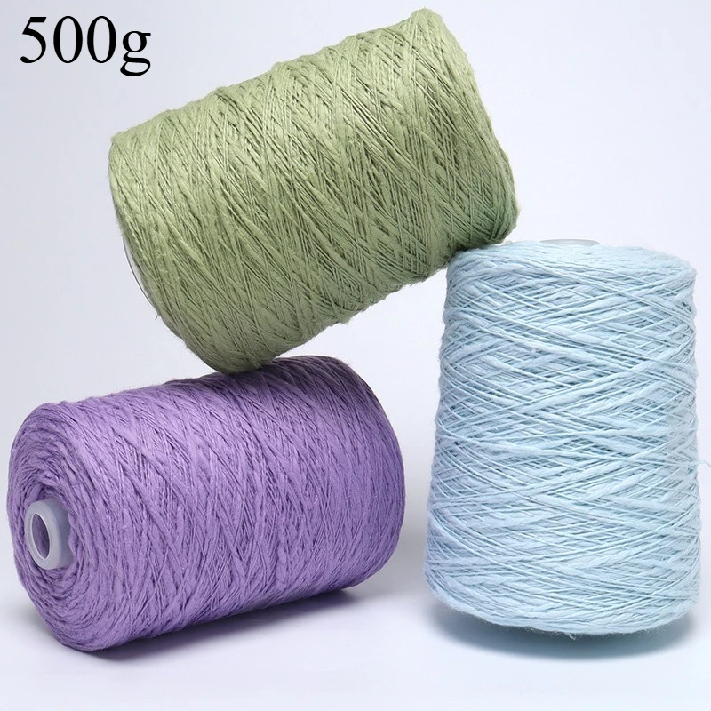 

500g 100% Pure Cotton Yarn, High-end Belly Cotton Thread, DIY Woven Shawl Scarf, Hat, Sweater Crochet Thread, Soft Knitting Yarn