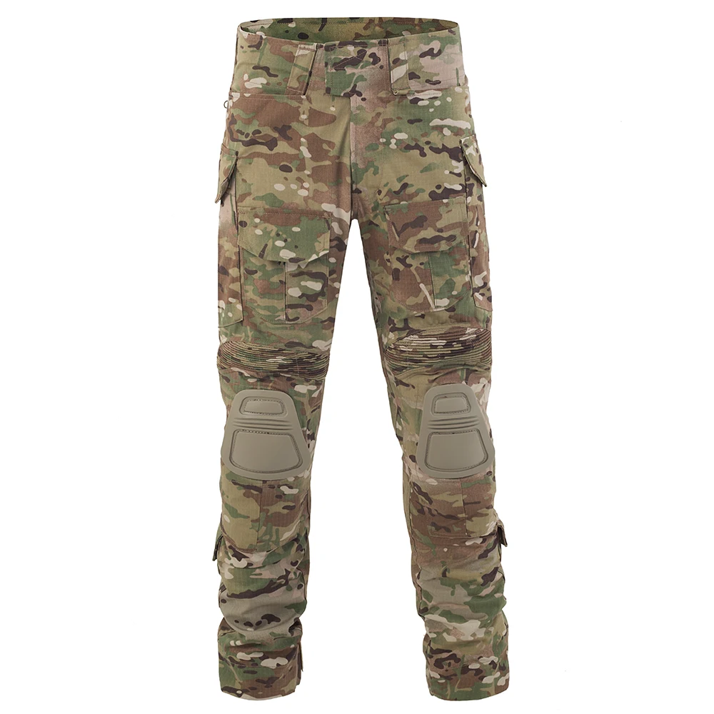 SINAIRSOFT G3 Kampfhose mit Knieschonern Taktische Hose MC Gen3 Outdoor Jagd Tarnkleidung – Detail 2