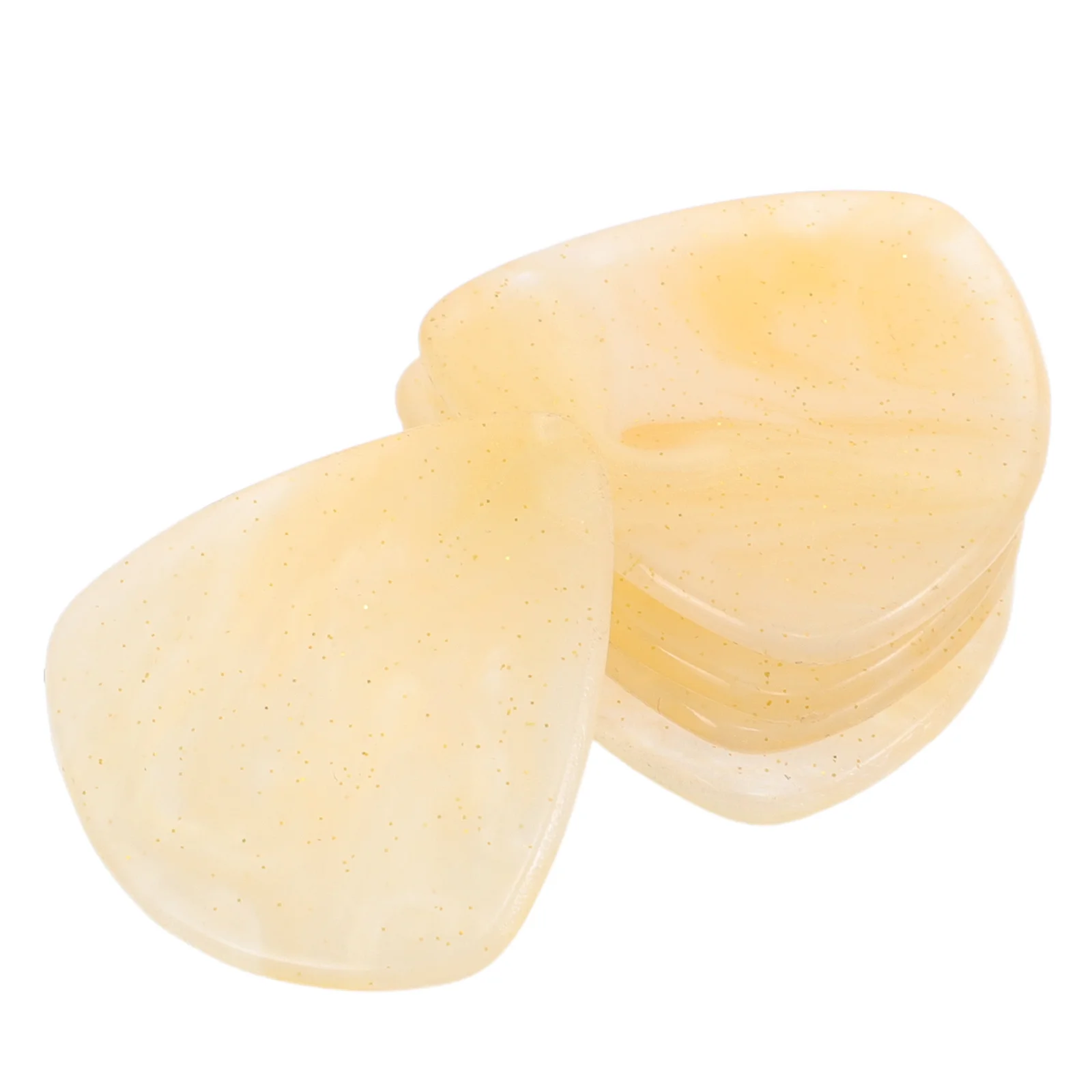 

5pcs Resin Guitar Picks HeartShaped Electric Bass Accessories SmoothEdges Decorative Plectrums Acoustic Instrument