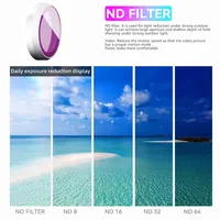 4pcs/Set ND Filters Kit ND4 ND8 ND16 ND32 Lens Filter Neutral Density for DJI Mavic 2 Zoom Drone Accessories