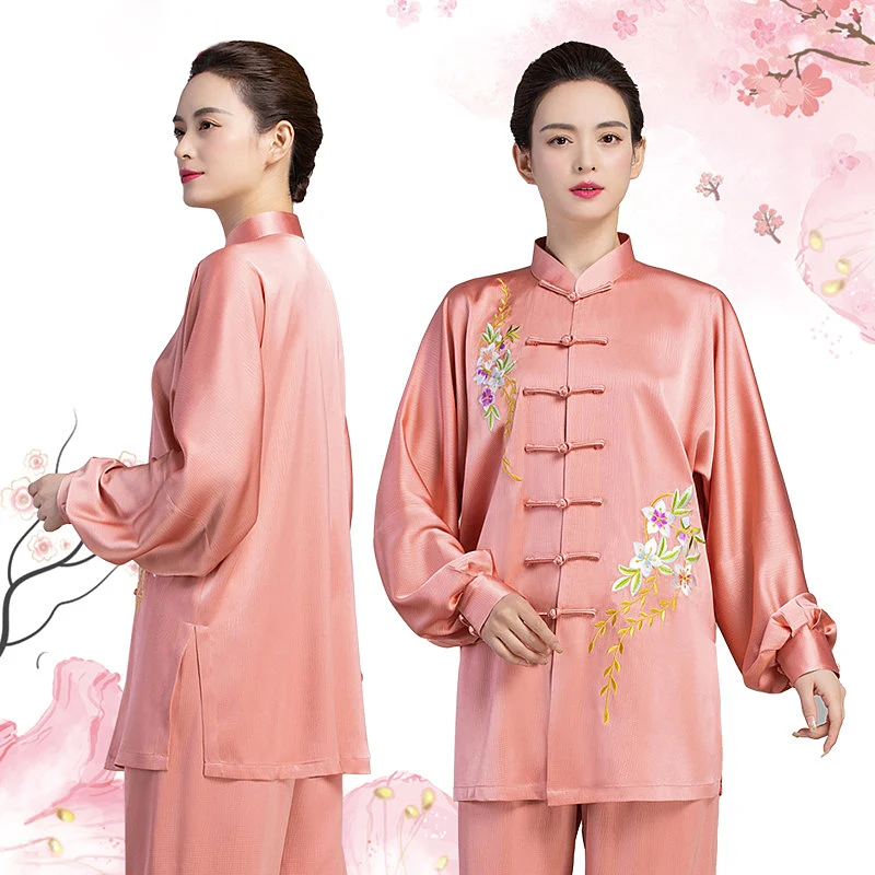 Women's Premium Tai Chi Suit Chinese Style Autumn Martial Arts Training & Competition Wear
