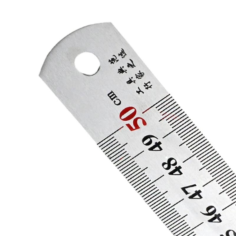 Stainless Steel Rulers Metal Measuring Cutting Rulers Office Rulers Metal Rulers Office Learning Drawing Measuring Dropsale