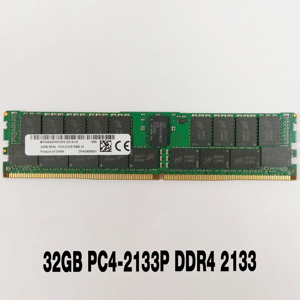 

1 шт. 32 Гб 2RX4 ECC REG RAM для MT памяти 32 Гб PC4-2133P DDR4 2133