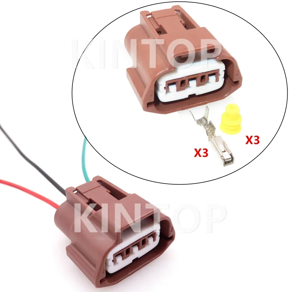

1 Set 3 Pins Automobile Ignition Coil Electric Wiring Sealed Socket AC Assembly For Nissan 6189-0780 6189-1098 Auto Parts