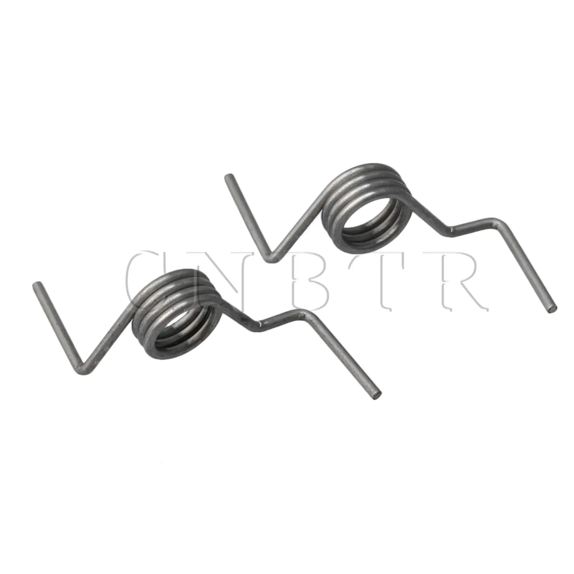 CNBTR 2x Silver DA81-01345B Steel Clockwise Wound Replacement Spring for Fridge