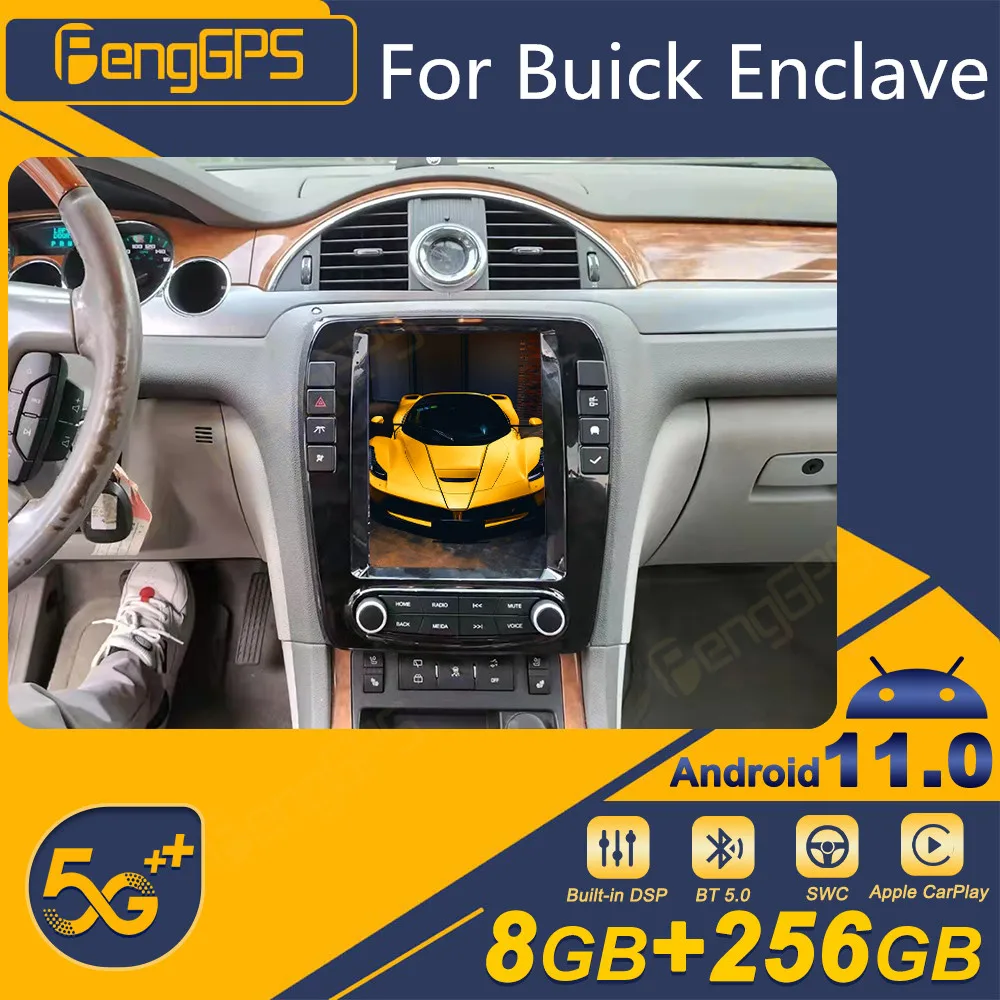 

For Buick Enclave Android Car Radio 2Din Stereo Receiver Autoradio Multimedia Player GPS Navi Head Unit Screen