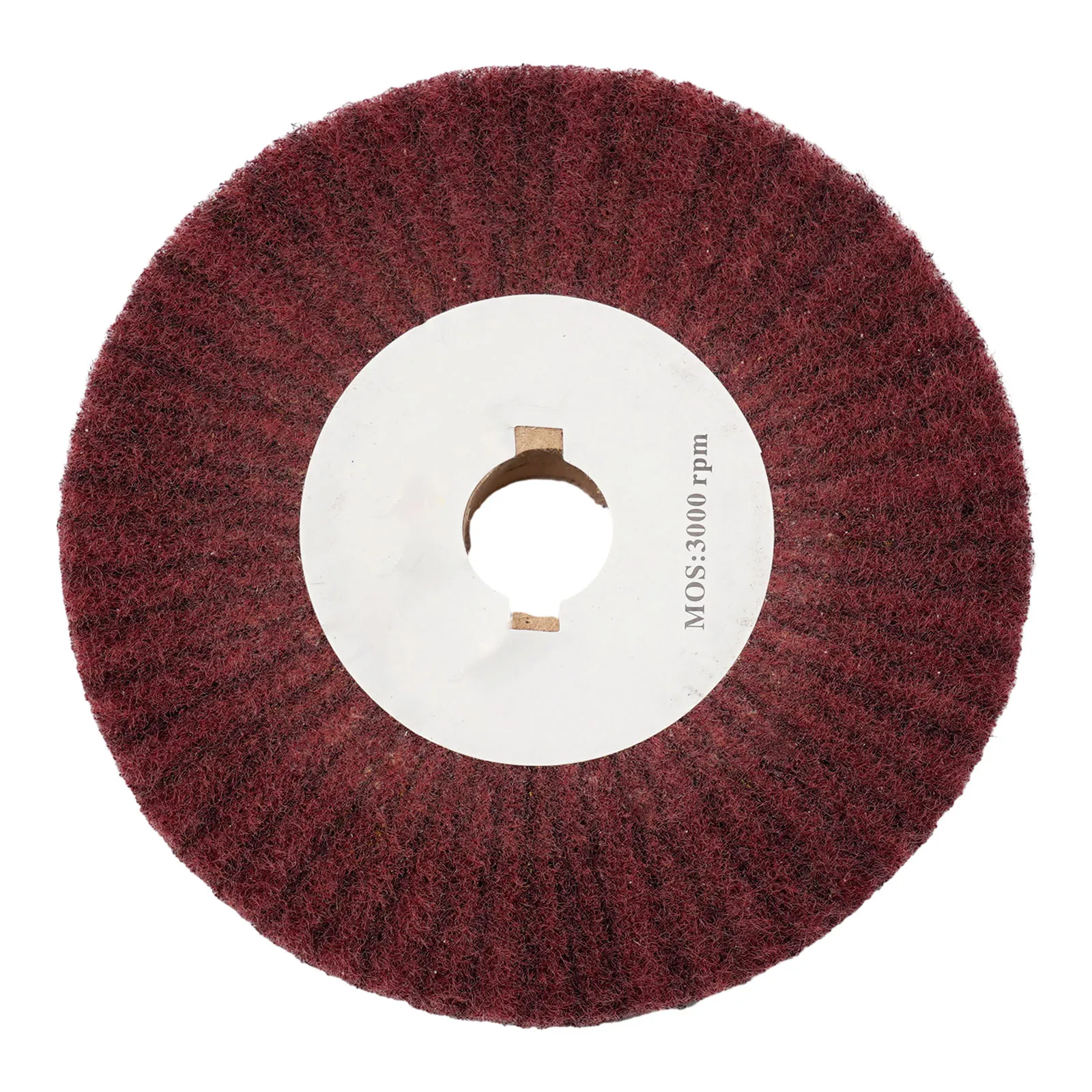 Nylon Fleece Flap Polishing Disc 5 Inch Diameter 320 Grit NonWoven Abrasive Wheel Optimize Your Polishing Process