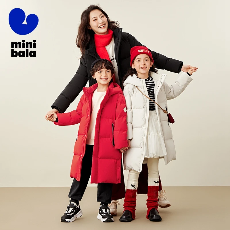 Mini Bala Down Jacket for Boys and Girls Heat-Storage Protective Parent-Child Thickened Down Jacket