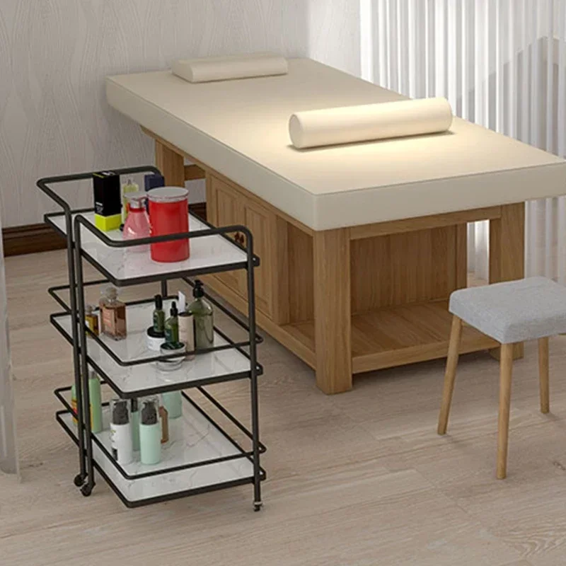 Kitchen Cabinets Storage Furniture Home Organization Organizer Wheels Beauty Salon Trolley Handcart Cosas De Cocina Hand Iron