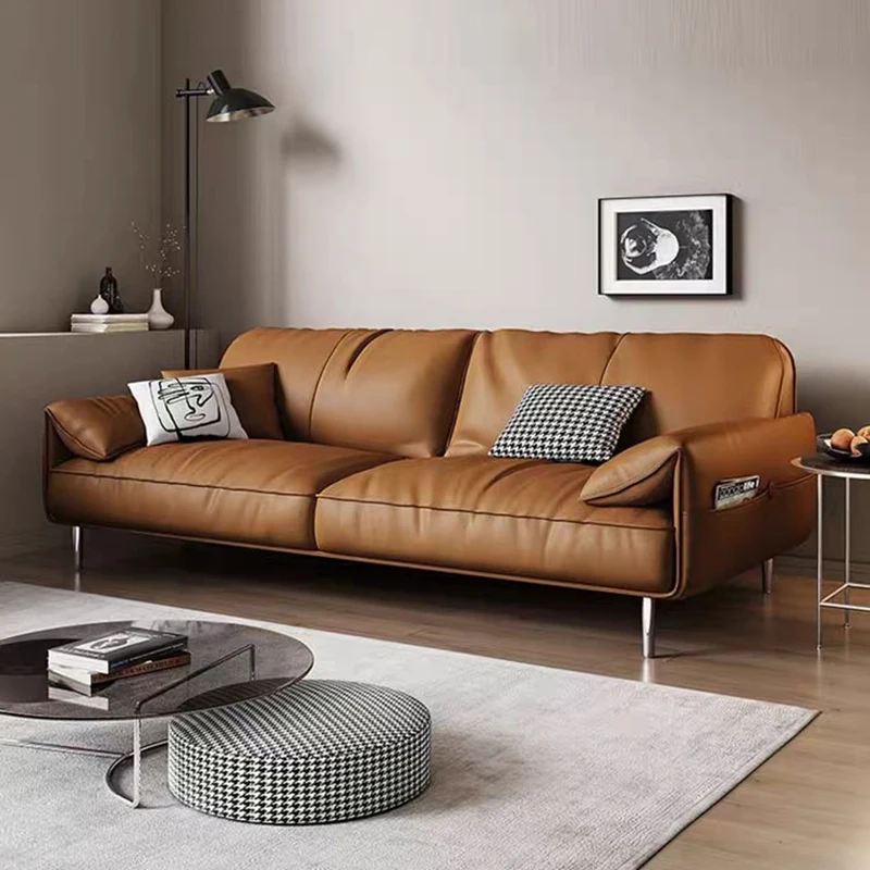 Sofa Air 3 orang dapat dilepas, Sofa Modular abu-abu Sofa Negro Solo 2 tempat duduk pintar sekali pakai kursi lantai Italiano