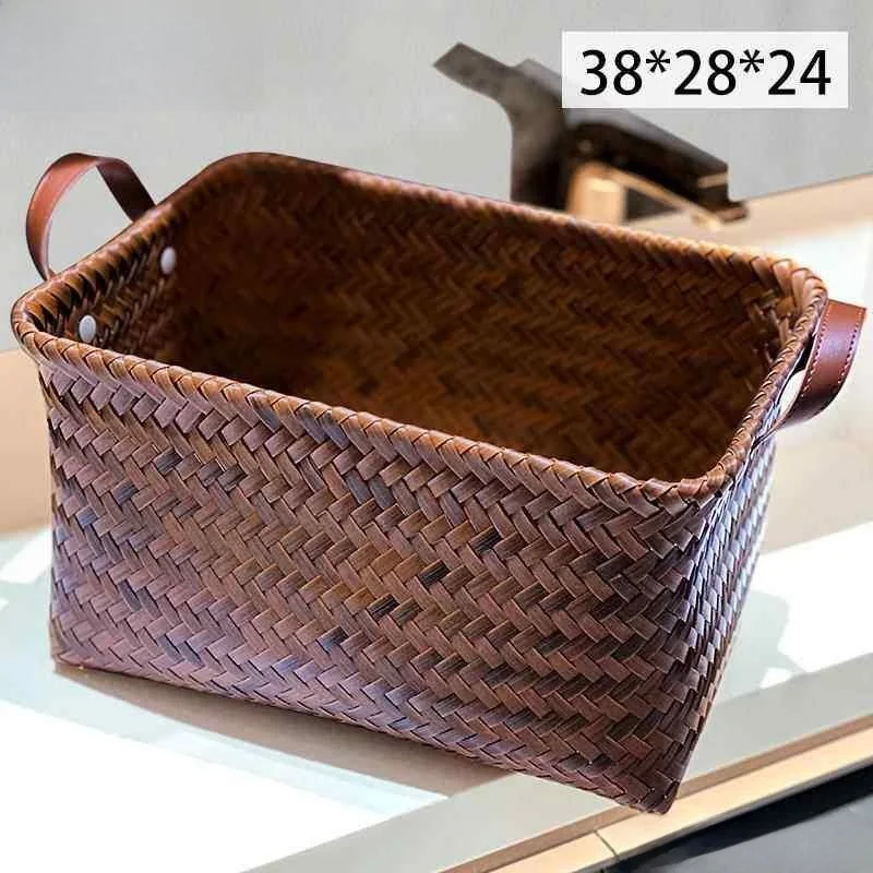 

Плетеная корзина в американском стиле для белья, грязной одежды, хранения вещей, ручной работы, корзина для закусок