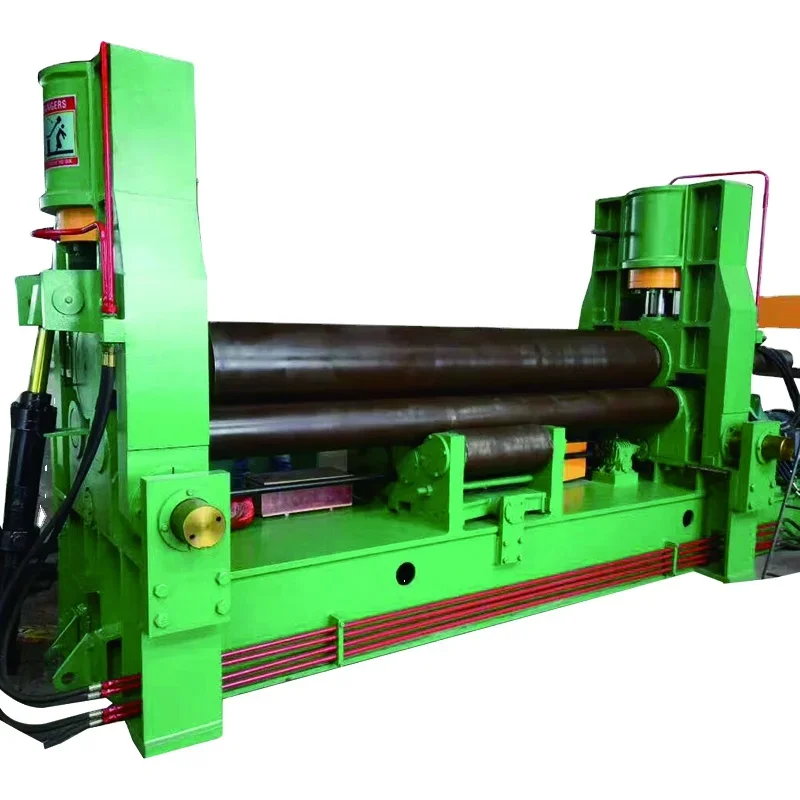 Steel Plate Rolling Machine Fully Automatic 4- Roller Plate Rolling Machine Can Be Customized According To Needs For Sale