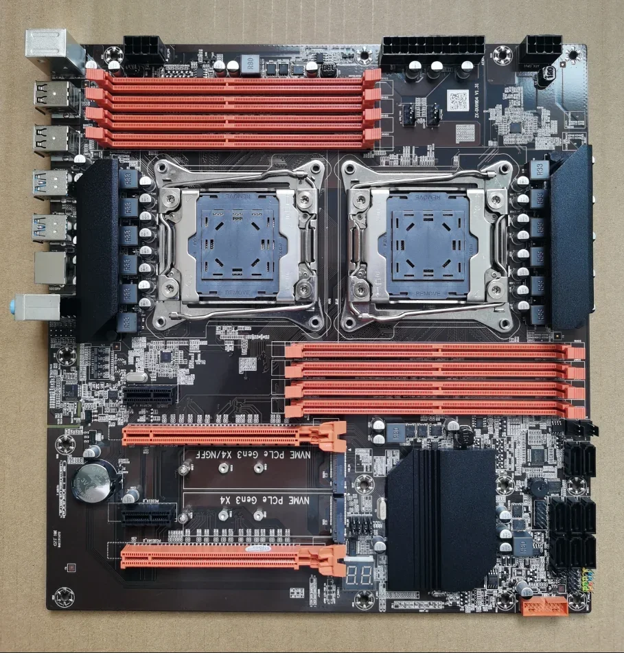 Atermiter デュアル X99 マザーボード 2011-3 XEON E5 2683 V4*2 4 個