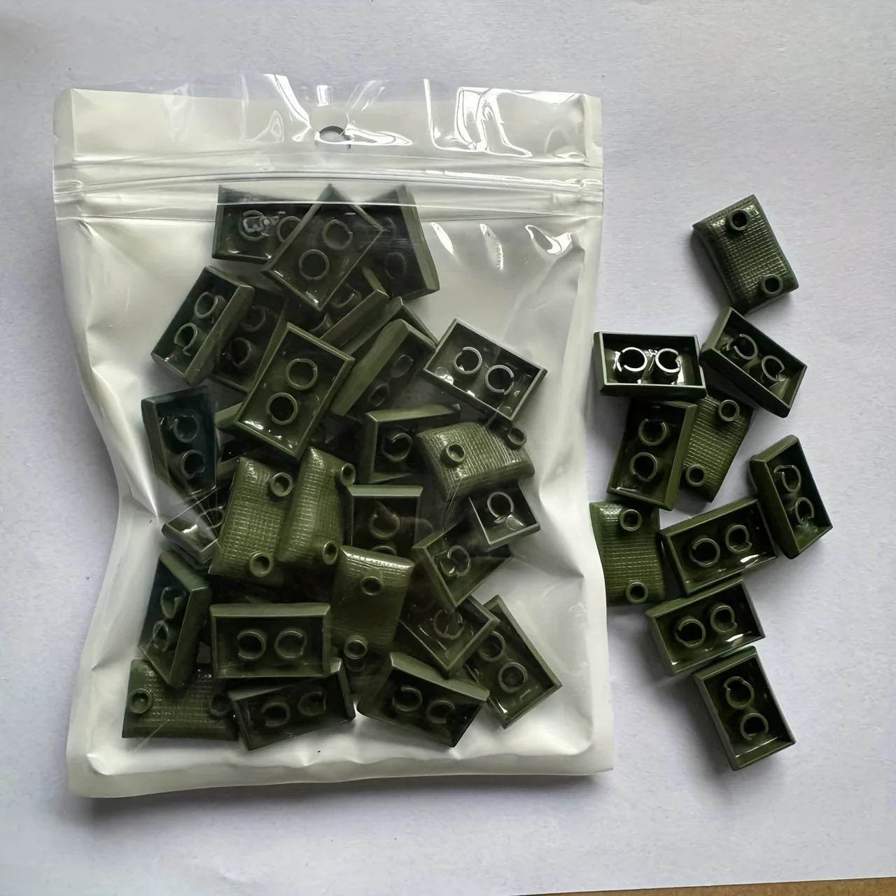 60 stücke Kleine Partikel Groß Ziegel Bausteine Kompatibel Kleine Partikel Ziegel DIY Teile Spielzeug für Jungen Geschenk