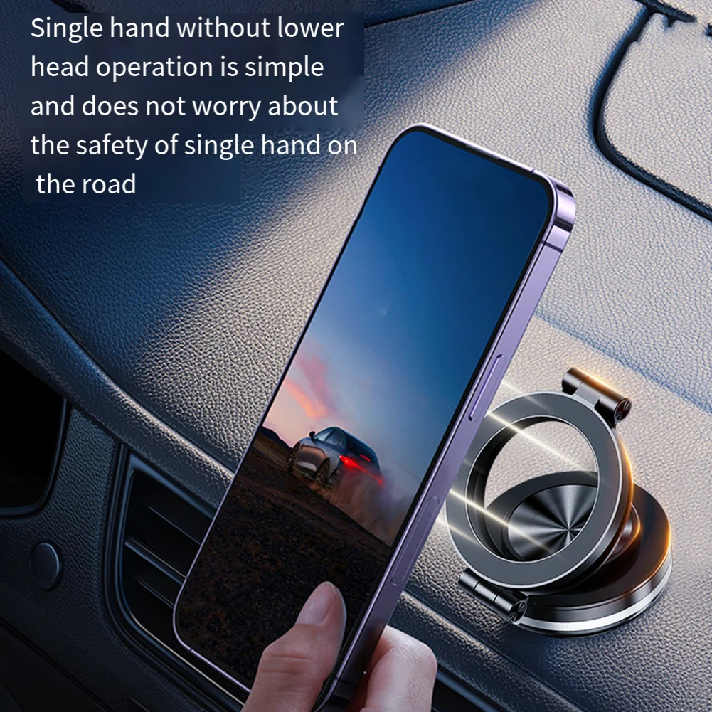 Dashboard Phone Mount Car Phone Holder Driving Navigation One Second Loading And Unloading Strong Suction For Stability