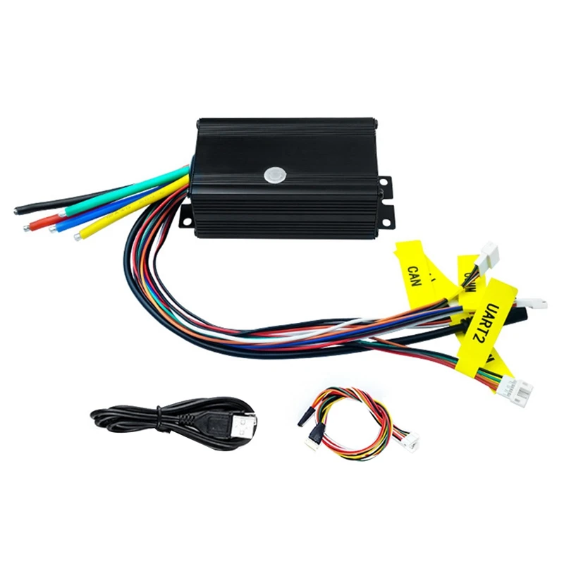 Electric Vehicle Controller 75100 FOC Single Drive ESC For Electric E-Bike Scooter 4-16S 50A 75V Speed Controller