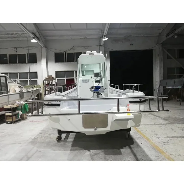 YAMANE Hot Sale 6m 20ft  Cheap River Fiberglass Fishing Boat  Center Console  Work  Fishing Panga