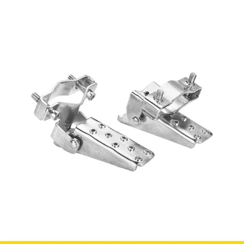SZCH Steel Construction Retro Folding Footrest Clamp On Foot Pedals For Motorcycle Bicycles Easy Installation