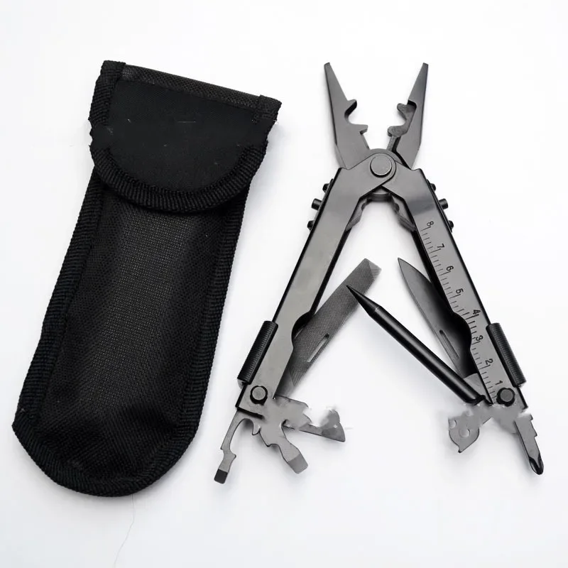 8 IN 1 Multifunction Tools Wire Stripper Folding Plier Outdoor Camping Multitool Portable Stainless Steel Folding Pocket Pliers