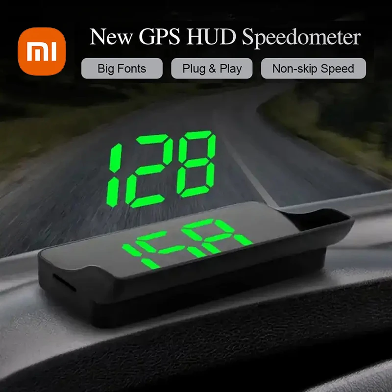 

Xiaomi автомобильный проекционный дисплей HUD лобовое стекло KMH цифровой электронный спидометр GPS система проектор внутренняя отделка аксессуары