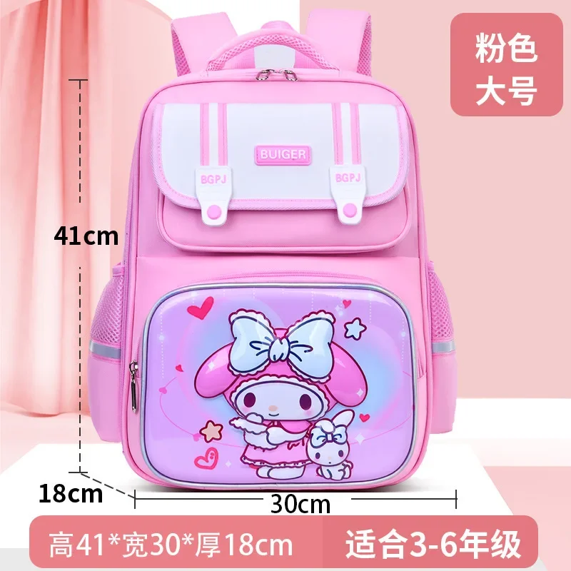 Sanrio-mochila escolar Clow M para estudiantes, mochila ligera de dibujos animados de gran capacidad, para niños