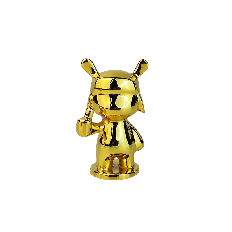 Recommend Wholesale Cartoon Cute Anime Gold Figurine Ecofriendly Metal Trophy Medals Plaques For Environment Protection