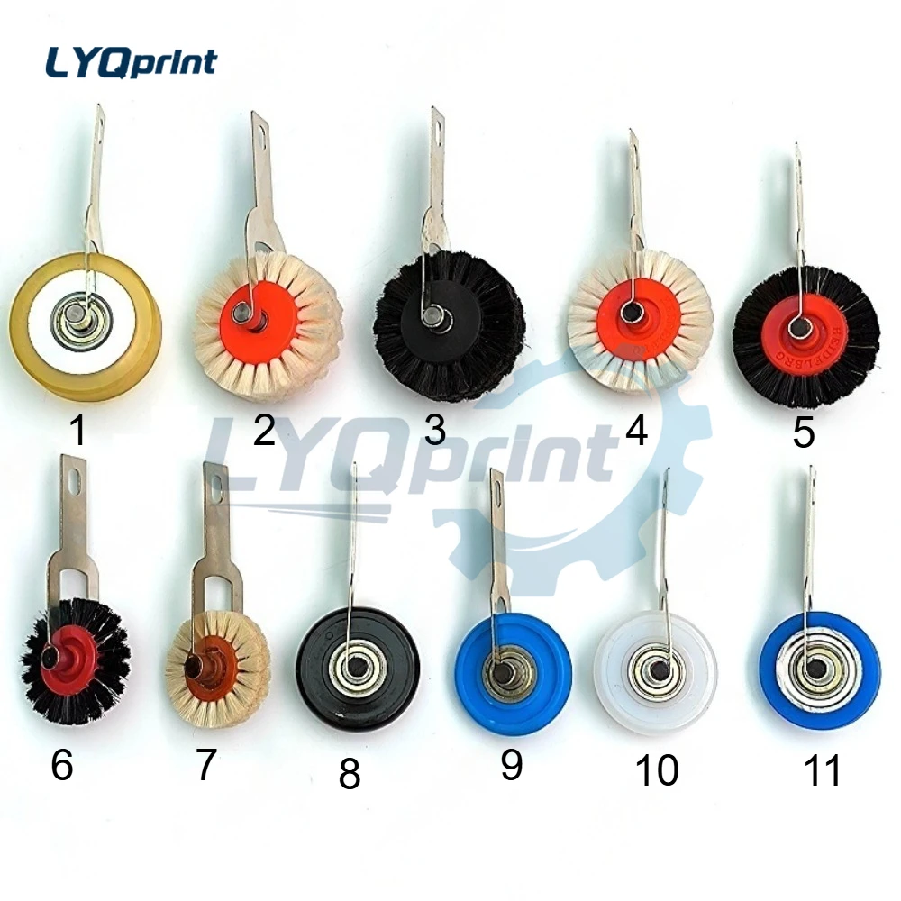 Printing Machine Accessories Paper Pressing Hair Roller Paper Feeding Wheel for Heidelberg Komori KBA Laminating Machine