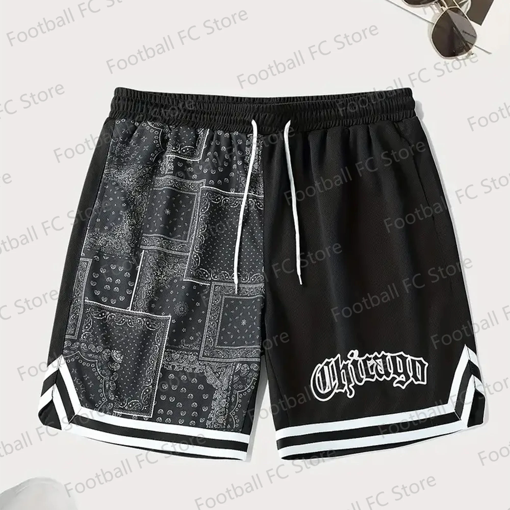 2024 New Arriavl Summer Chicago Baskerball Pants Jersey West Coast Culture Beach Shorts Fitness Sports Training Basketball Short