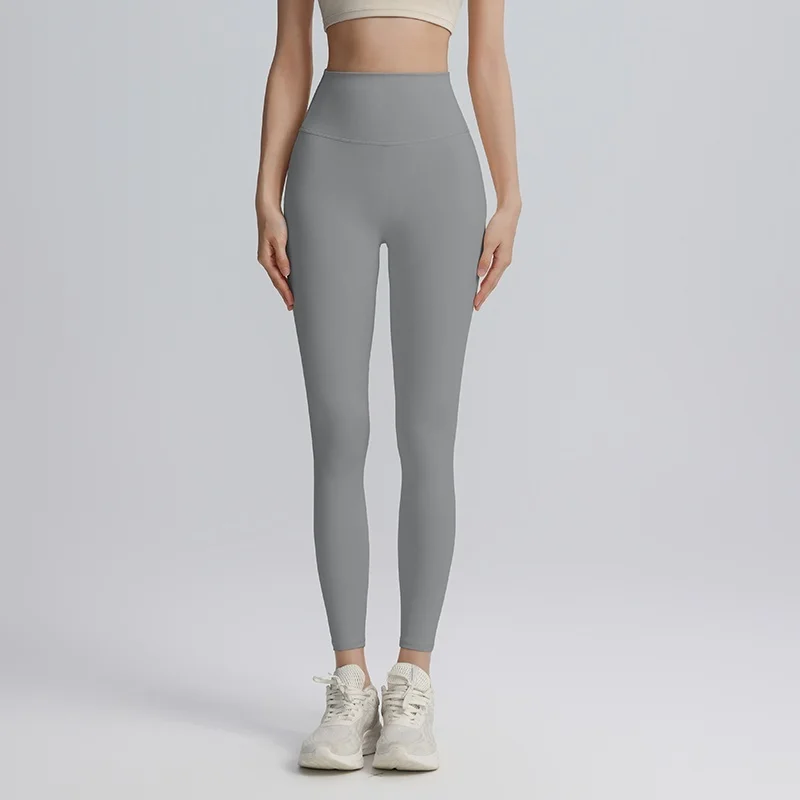 Yoga Pants Emo Women Dyeing High Waist Homewear Loungewear Basics Slim Fitting Bodycon Squat Proof Ropa Flexible Fluffy Patch GF