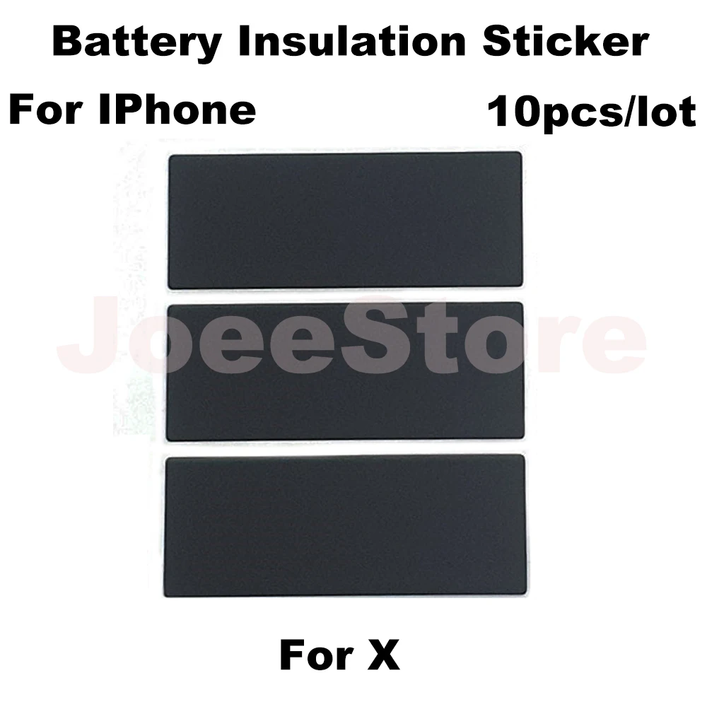 10pcs Battery Insulation Sticker For iPhone 11 12 13 14 X XS Pro Max XR Protection Tube Battery Cells Replace Wrapping Adhesive