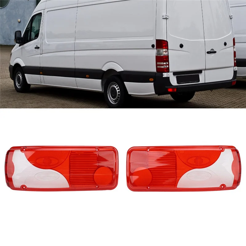 1 Pair Taillight Cover Shell Brake Light Cover 1784670 1784669 For Scania Mercedes-Benz Sprinter Crafter