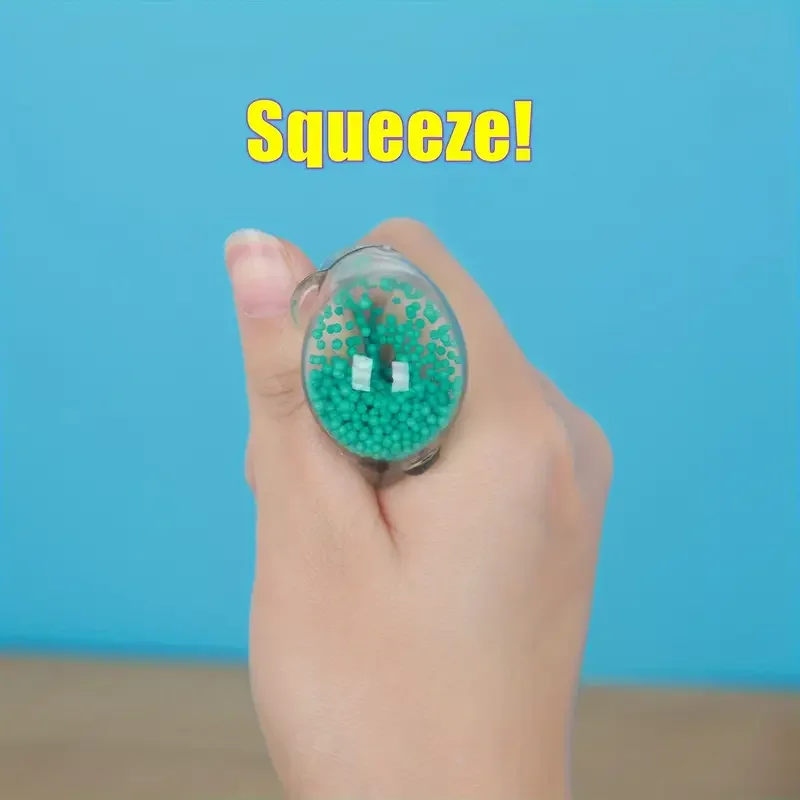 Mini Squishy Beer Speelgoed voor Volwassenen Kinderen - Kleurrijke Pasen Zintuiglijke Stressbal, Paasmand Stuffers Feestartikelen Geschenken