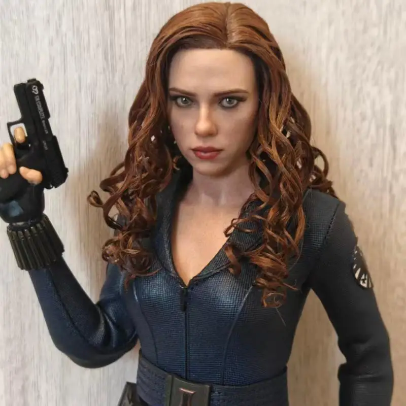 

Коллекционная подвижная фигурка Hot Toys Black Widow 5.0 в масштабе 1/6, MMS365, по мотивам фильма Marvel «Гражданская война» (Капитан Америка)