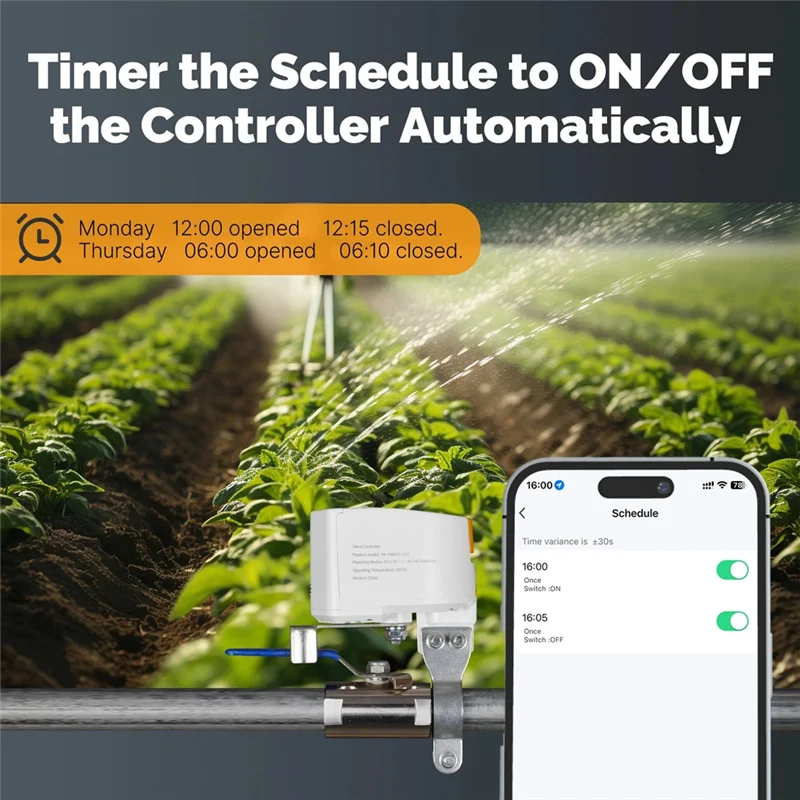 Advanced Tuya Zigbee Smart Battery Water Gas Valve Controller Tuya Smart Water Gas Valve Controller Automatic Low Power Valve Co