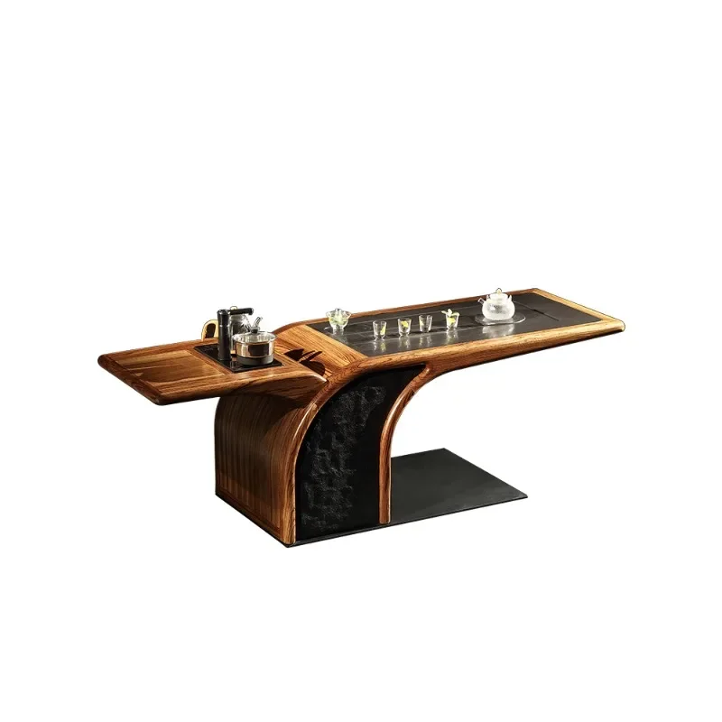 

Китайский дизайнер из массива дерева, скандинавское высококачественное сочетание стола и стула из черного дерева