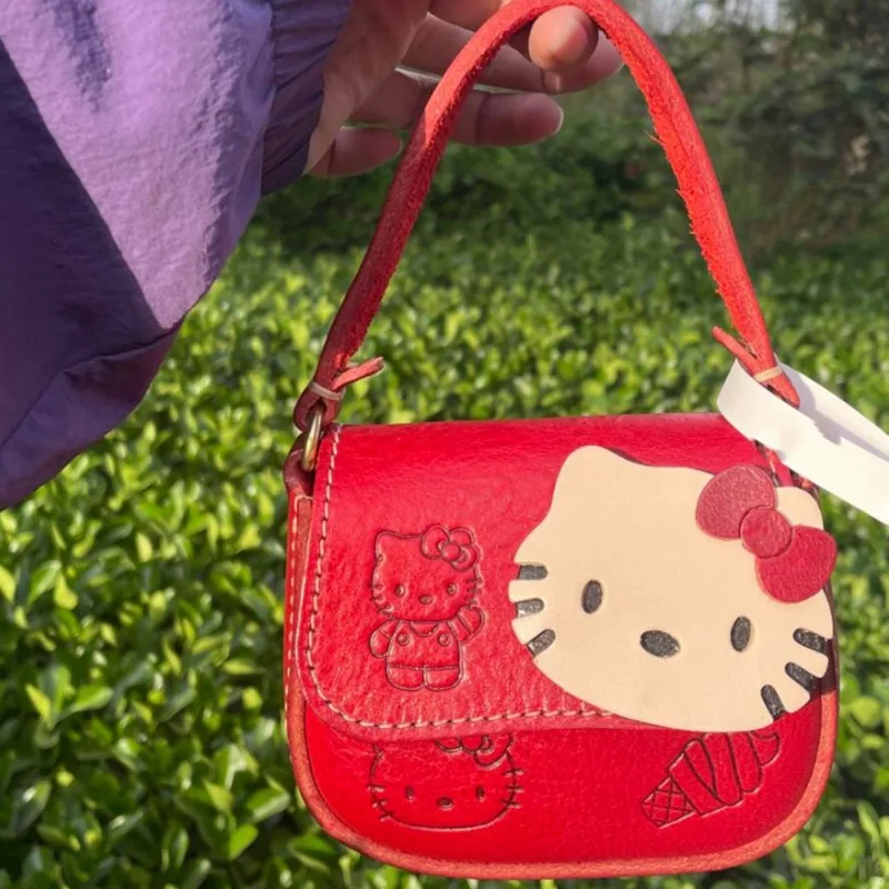 

Hello Kitty Storage Bag Cute Anime Cartoon Women Products Fashion Versatile Premium Desktop Ornament Kawaii Girl Gift Wholesale