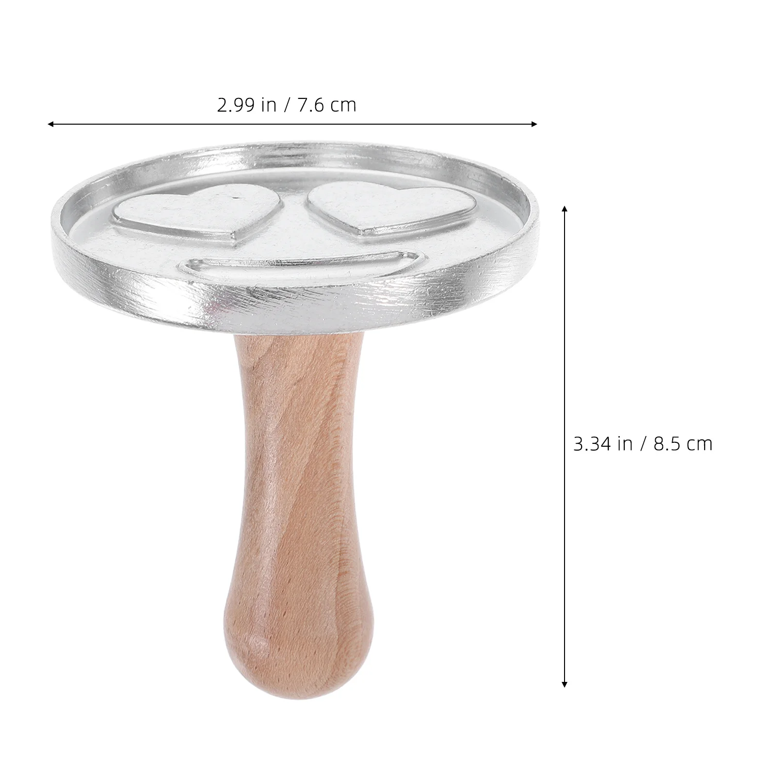 Stampo per biscotti in lega di zinco, taglierina per biscotti, design riutilizzabile a forma di cuore per la cottura domestica, torte e pasticceria, progetti fai da te