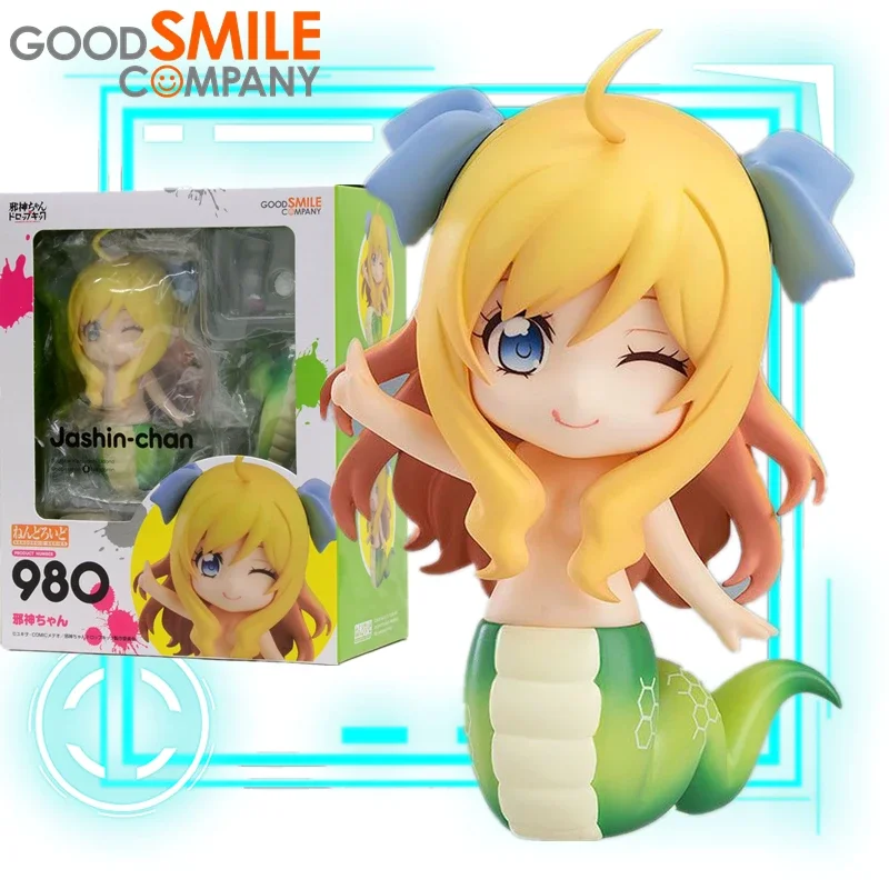 Good Smile 980 Original Nendoroid GSC Anime Jashin-chan Dropkick  Kawaii Jashin-chan Action Figure Doll Model Toy Christmas Gift