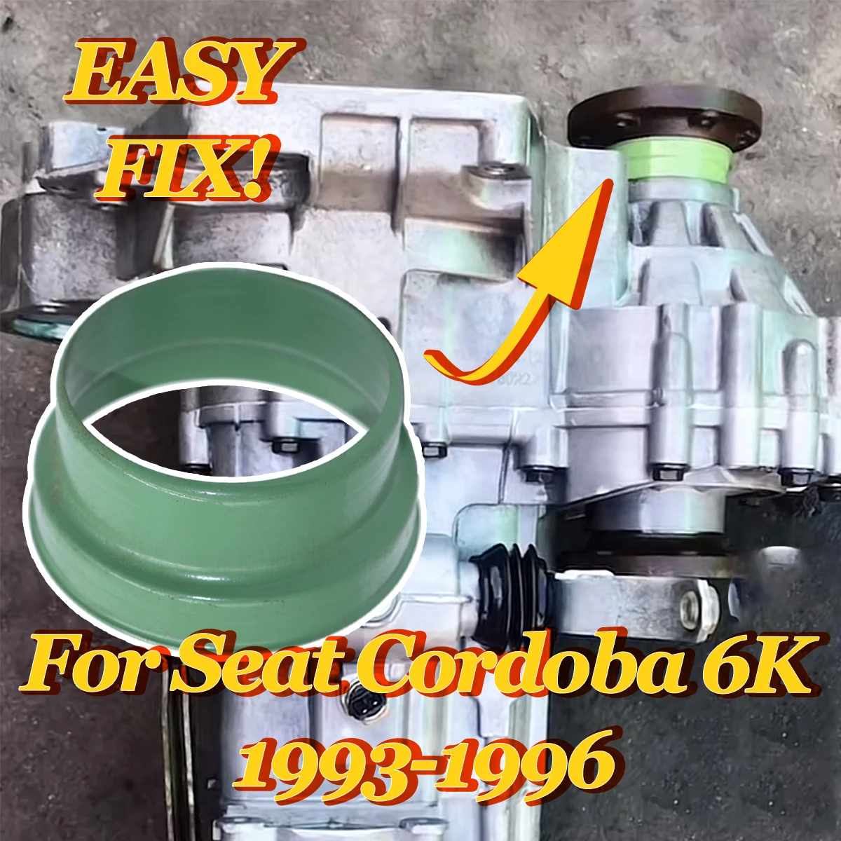 

5SP Manual Gearbox 020 Seal Housing Transmission Axle Drive Flange Sleeve For Seat Cordoba 6K 1993-1996 VW Scirocco 020301192A