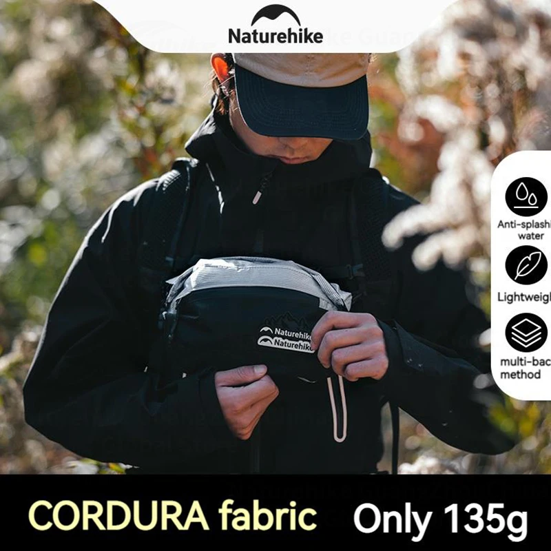 Imagem -05 - Naturehike-pacote de Fanny Impermeável para Homens e Mulheres 5l Waist Bolsa Belt Bolsa Pouch Sports Running Travel Outdoor Ajustável 135g