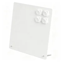Magnetic Metal Display Bulletin Board - Magnet Display Stand for Displaying Memos Messages Photos in Home School Kitchen Office 3