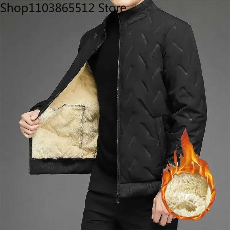 Winter Men's Jackets Fleece Windbreaker Windproof Thick Warm Jacket for Man Casual Coats Male Overcoat Outwear Plus Size 4XL